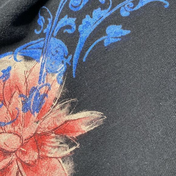 LUCKY BRAND Y2K Vintage Watercolor Floral Hoodie - Picture 5 of 13
